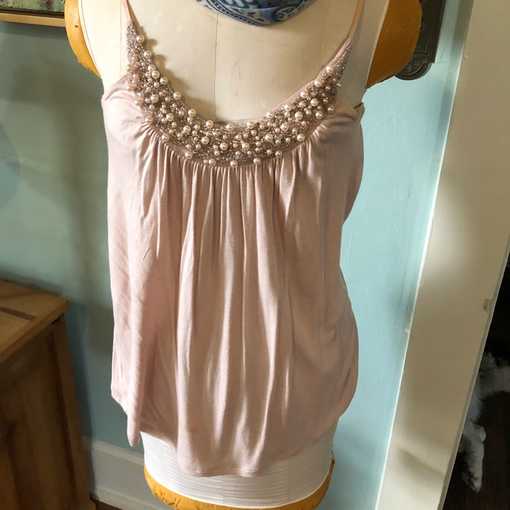 Two Forever 21 Beaded Tanks